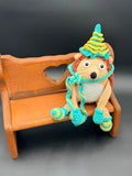 Harry Hedgehogs - Brown/Tan/Turquoise