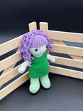 Elfling Doll - Purple, Green, Mint