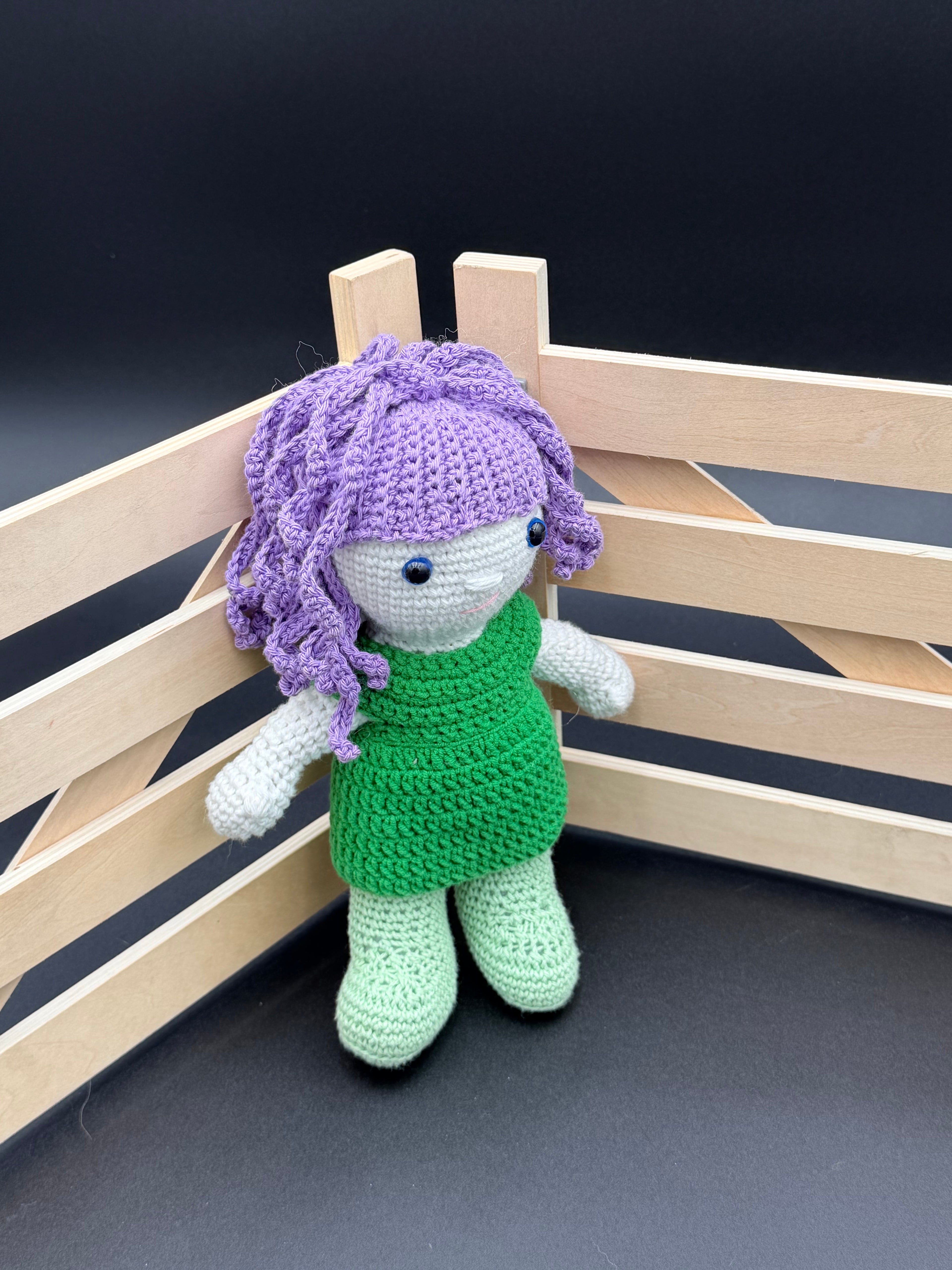 Elfling Doll - Purple, Green, Mint