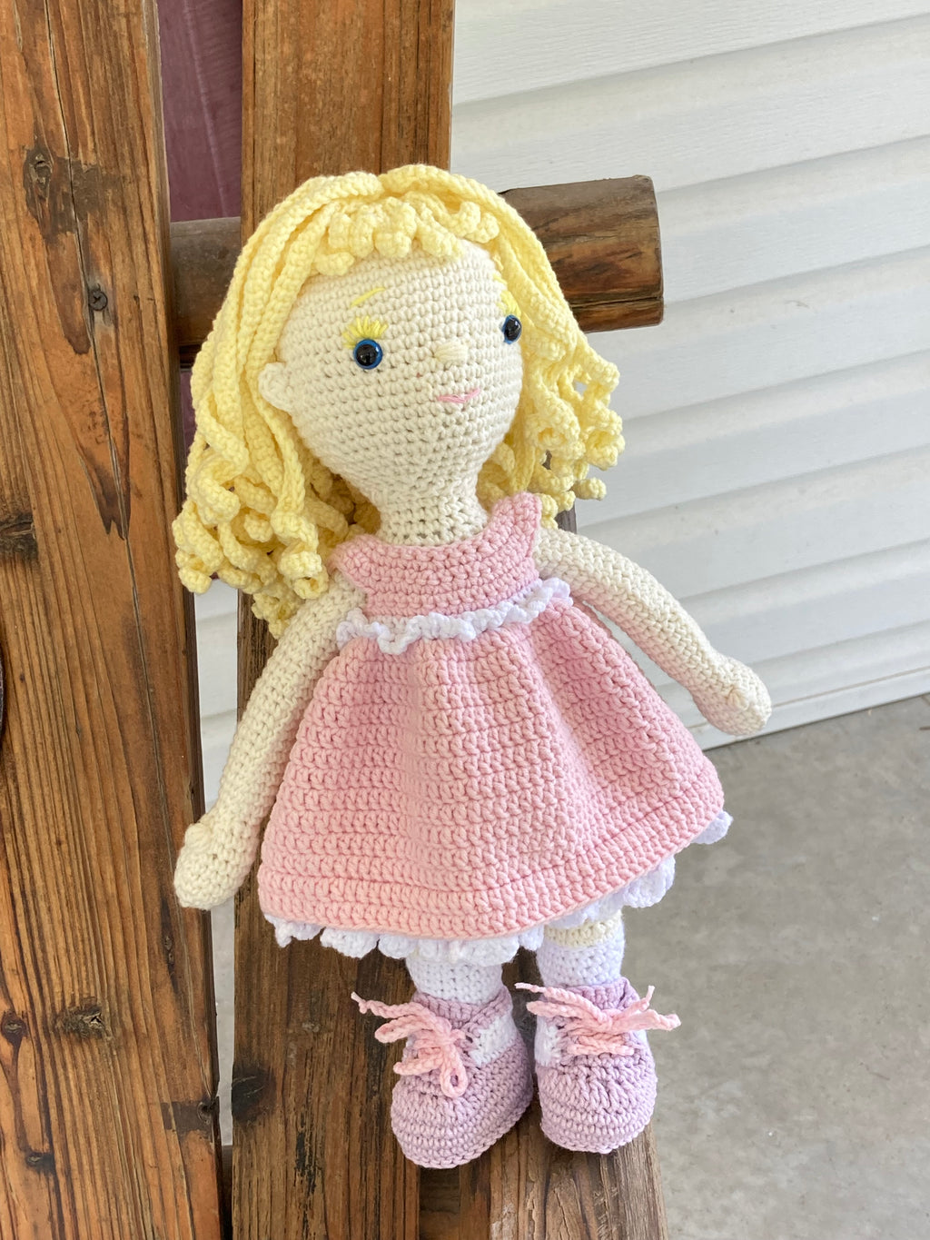 Miss Mim’s Custom Traditional Girl Doll with Dress