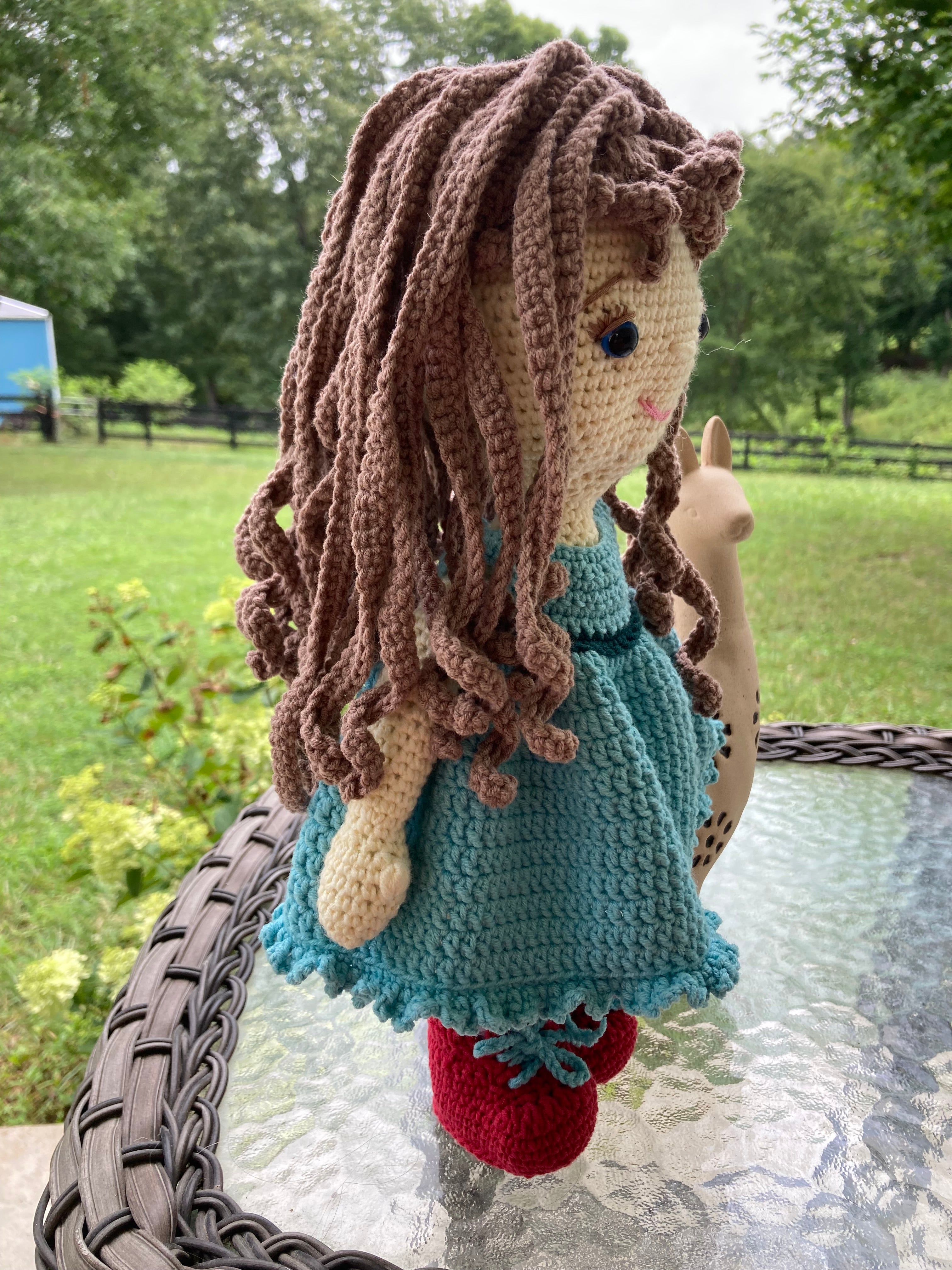 Miss Mim’s Custom Traditional Girl Doll with Dress