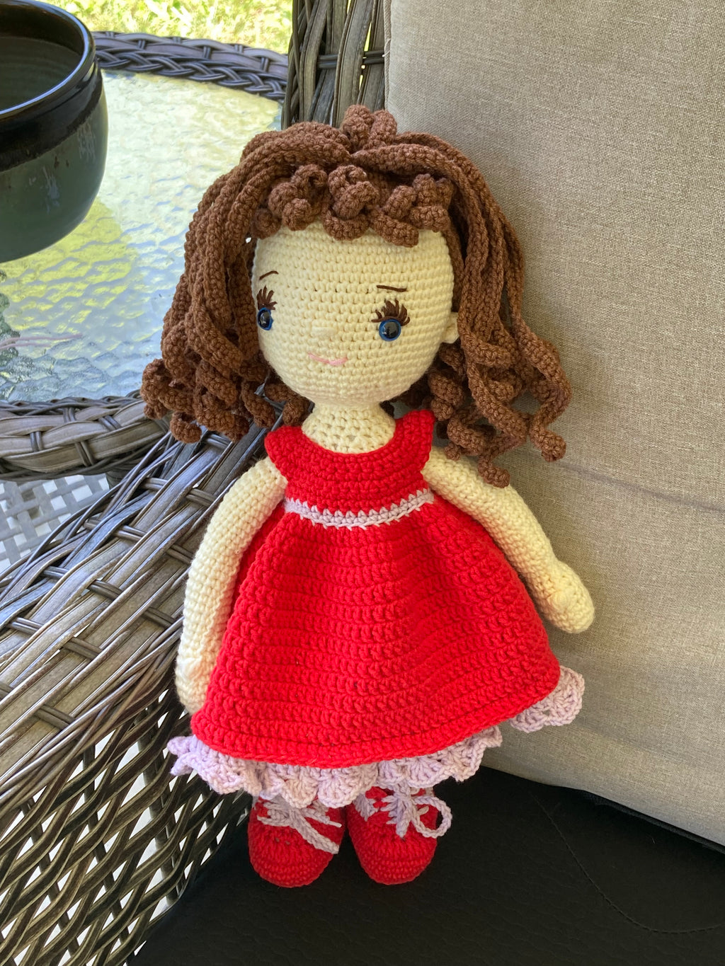 Miss Mim’s Custom Traditional Girl Doll with Dress
