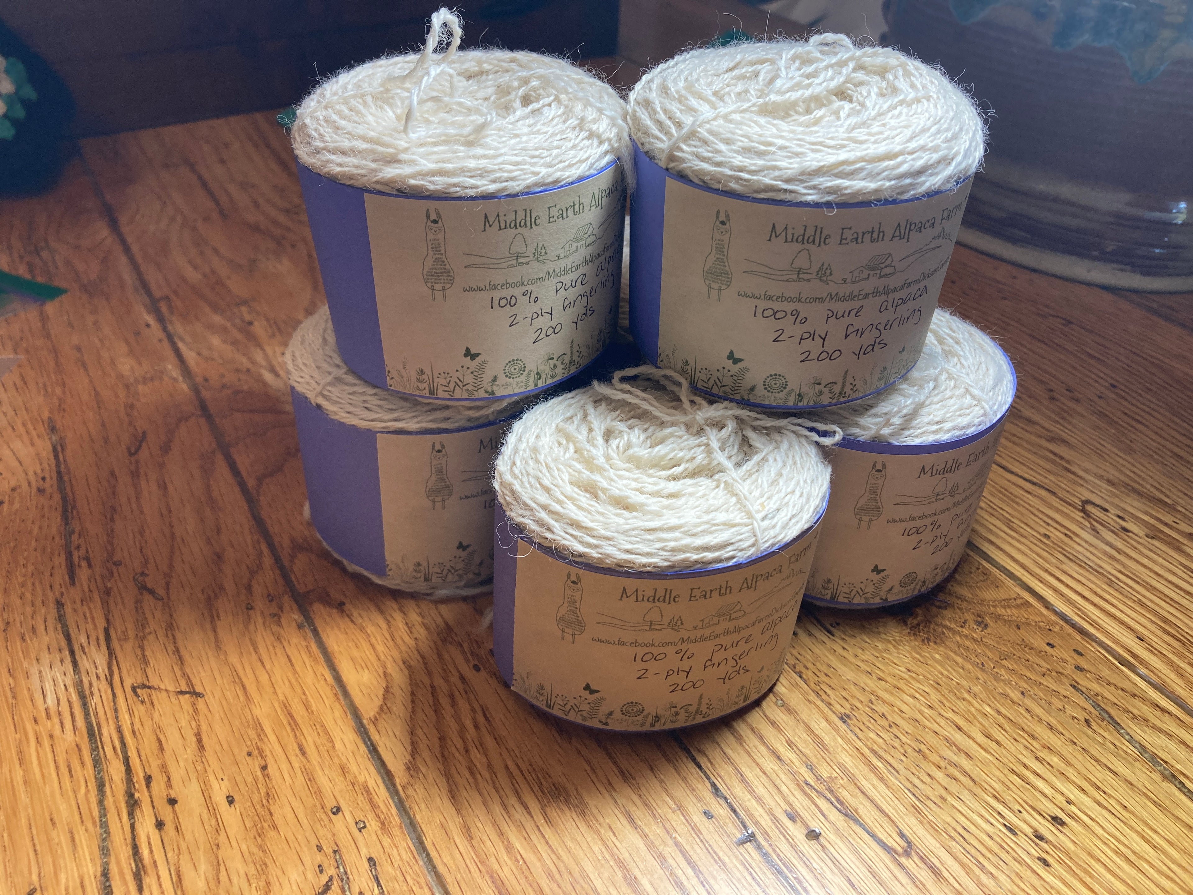 Alpaca Yarn Cakes  - Fingering Weight