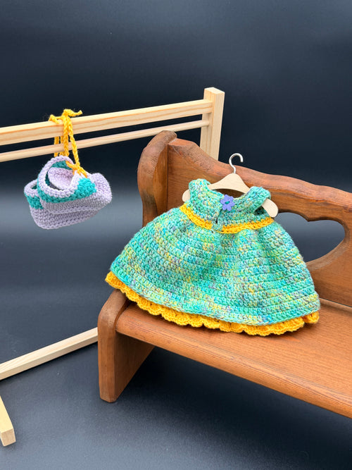 Dress & Oxfords Set - Meadow, Yellow, Lavender