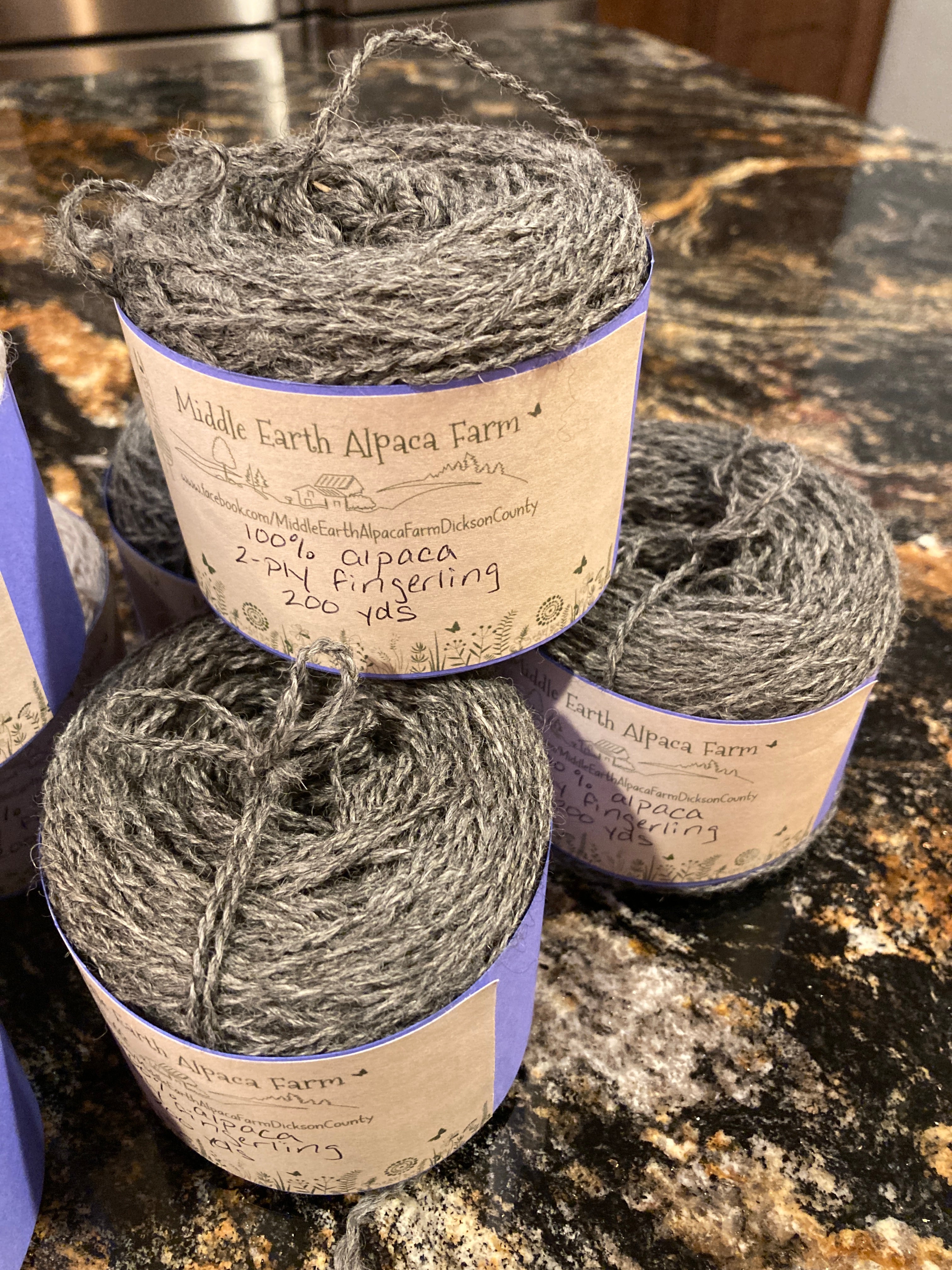 Alpaca Yarn Cakes  - Fingering Weight