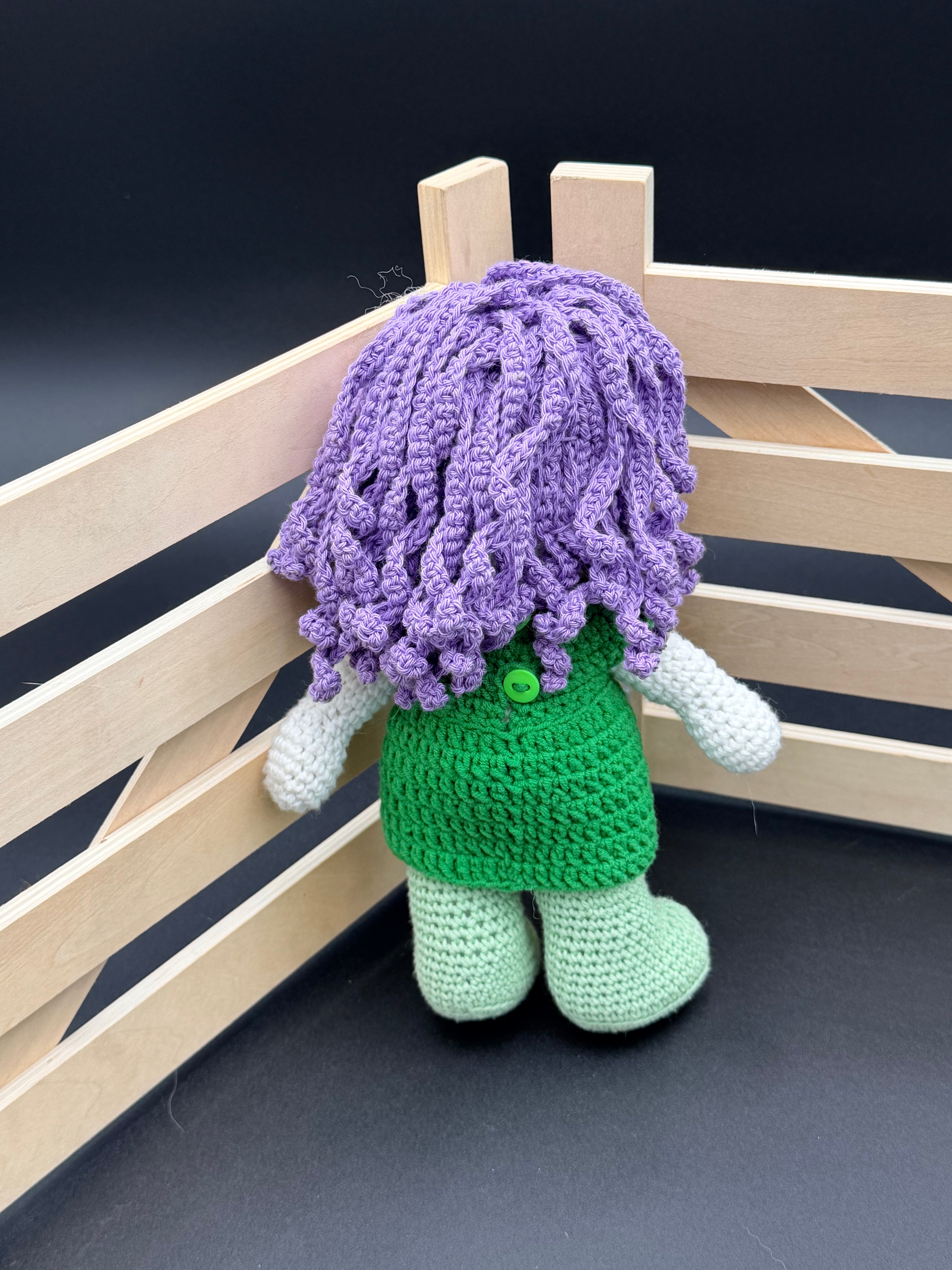 Elfling Doll - Purple, Green, Mint