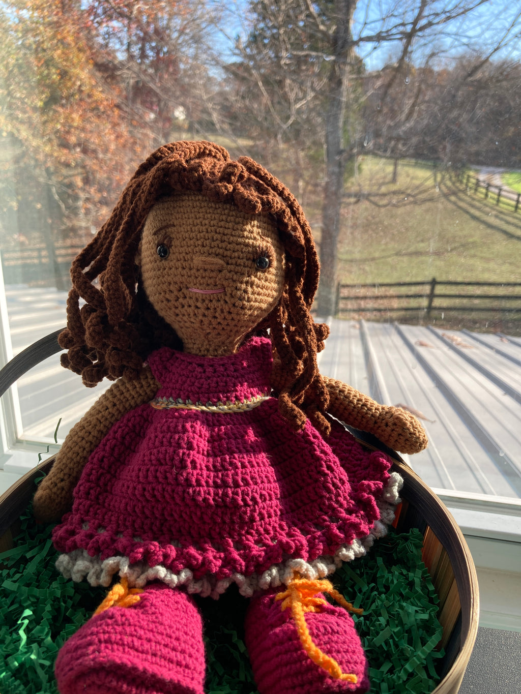 Miss Mim’s Custom Traditional Girl Doll with Dress