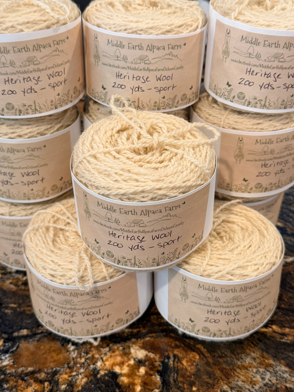 Gulf Coast Native Heritage Wool - Sport Weight Bloomed