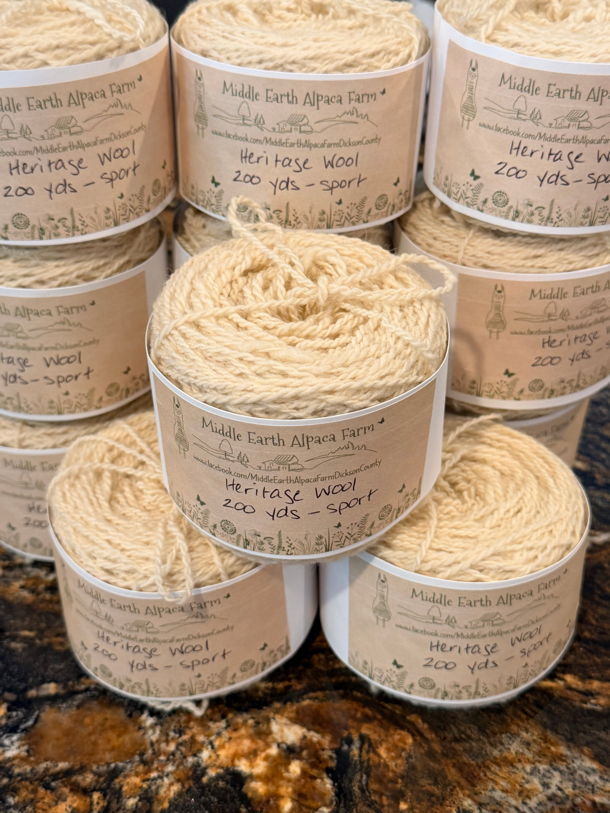 Gulf Coast Native Heritage Wool - Sport Weight Bloomed