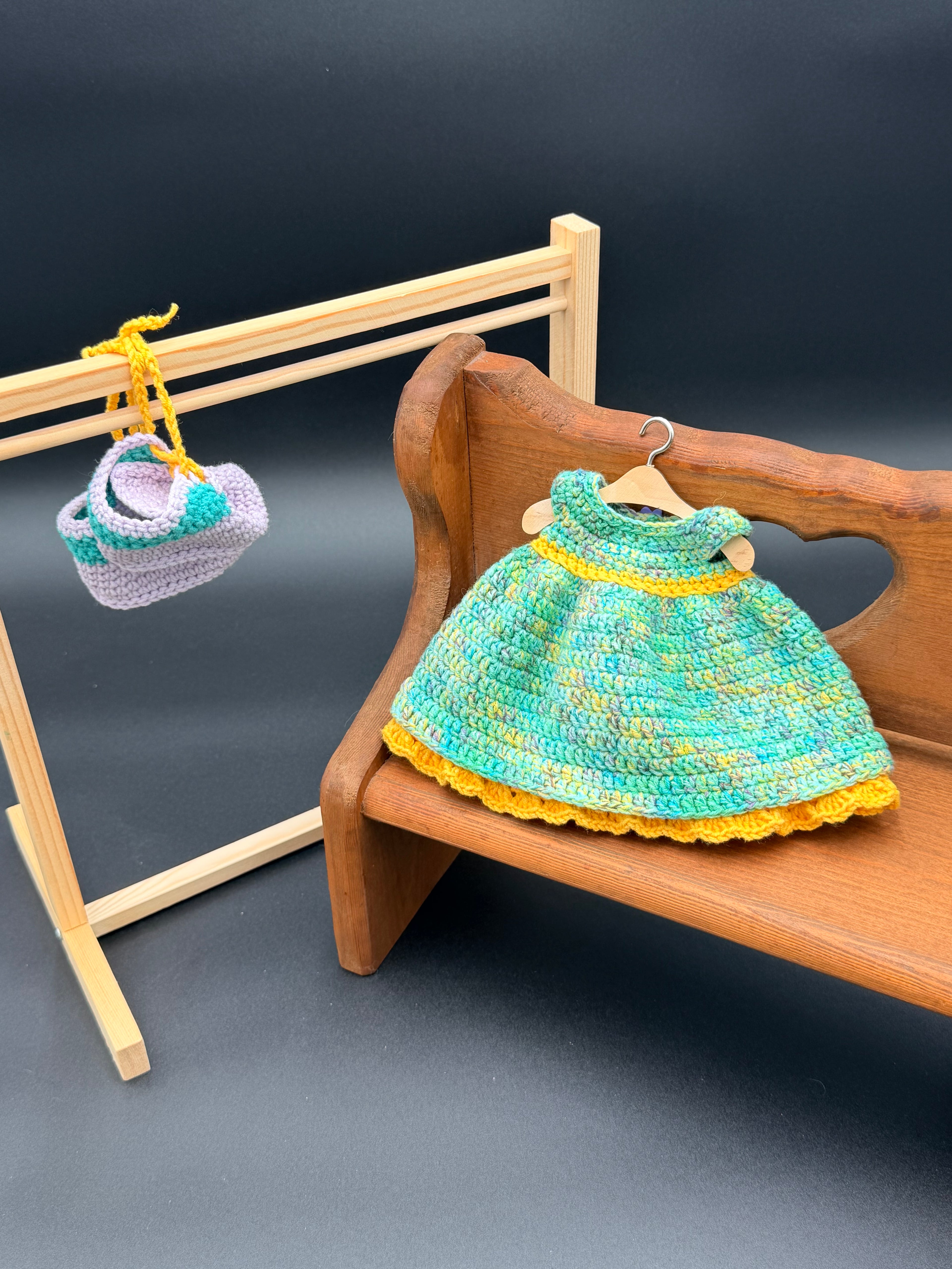 Dress & Oxfords Set - Meadow, Yellow, Lavender