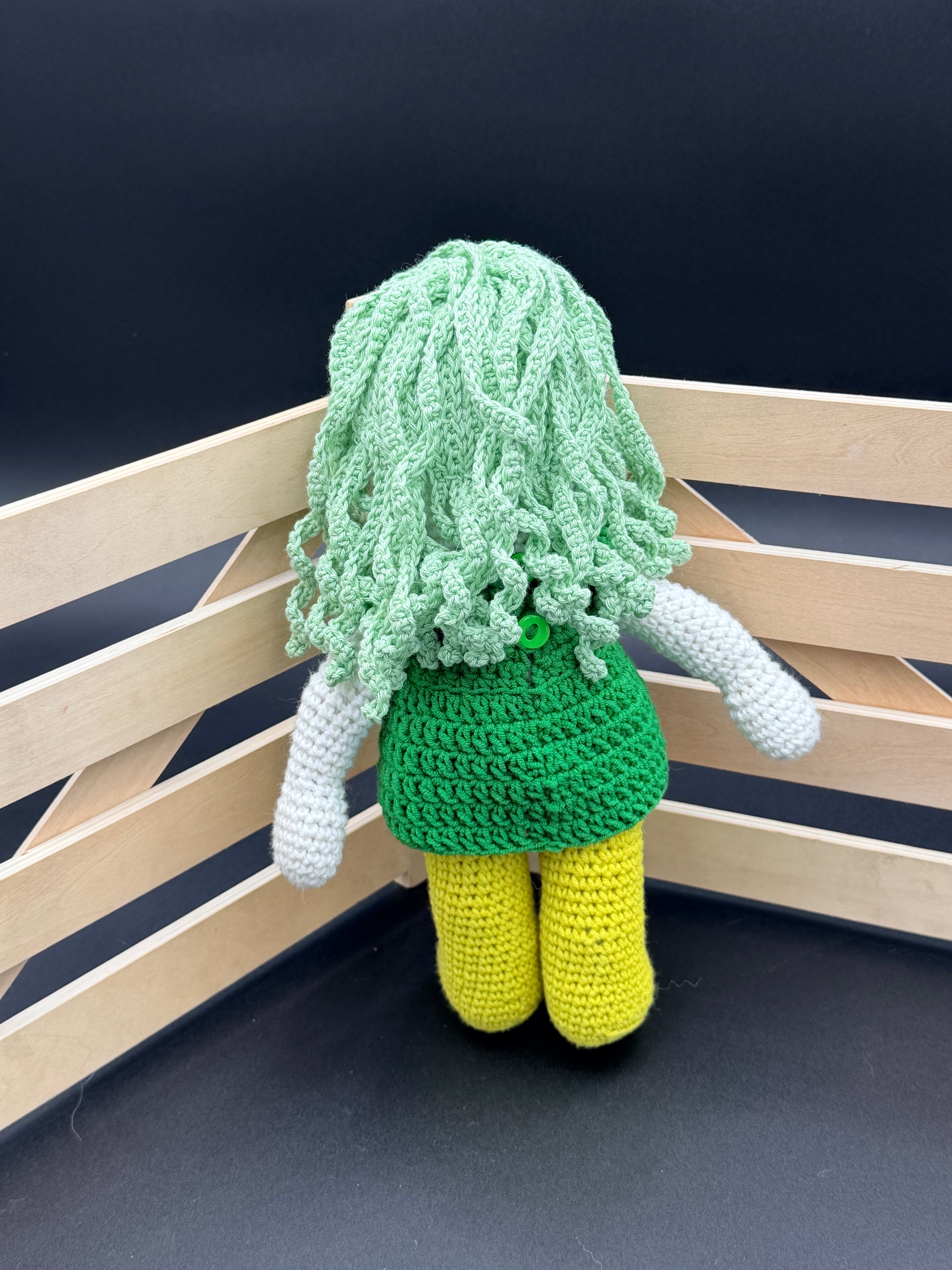Elfling Doll - Mint, Green,  Chartreuse