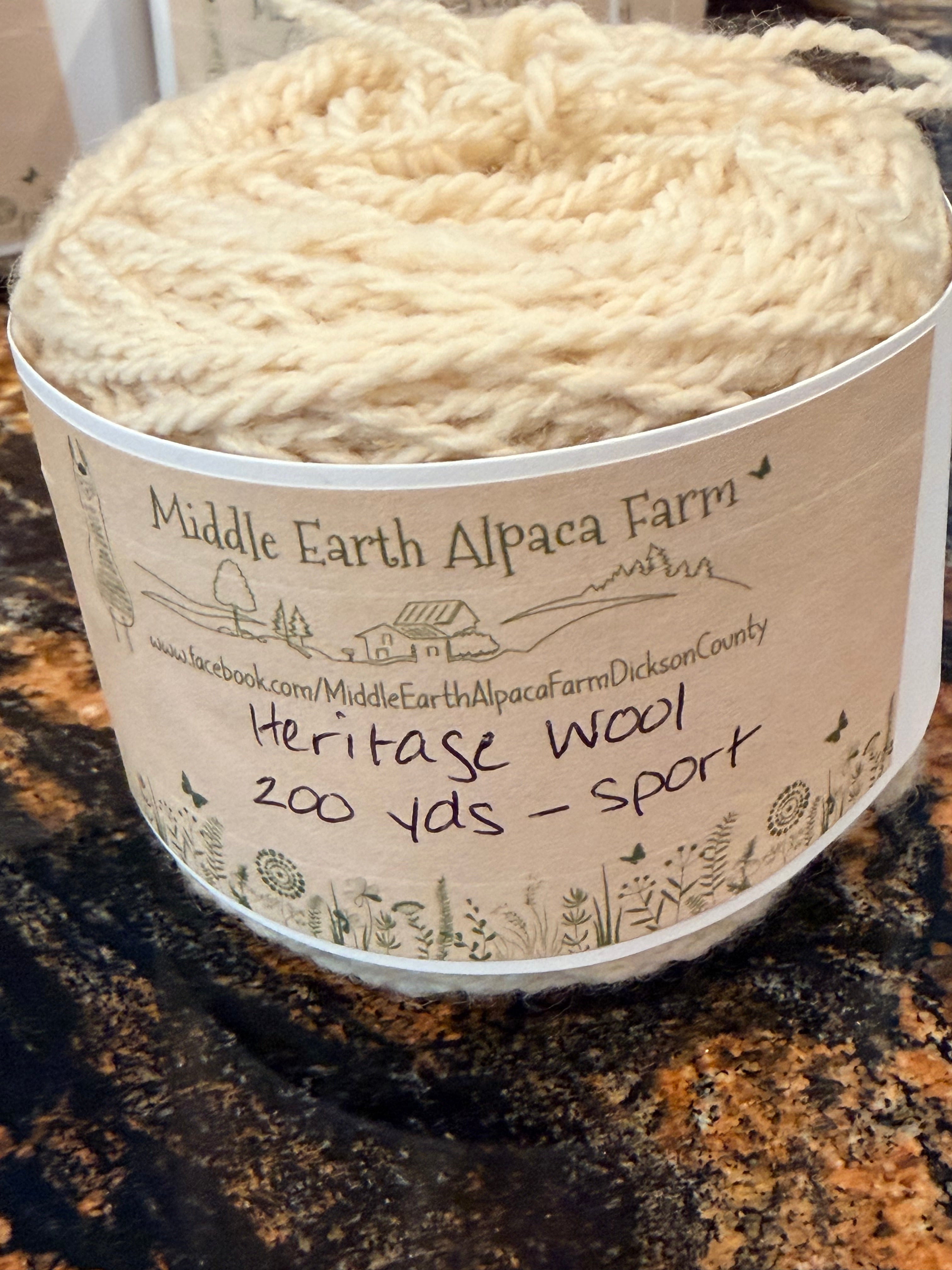 Gulf Coast Native Heritage Wool - Sport Weight Bloomed