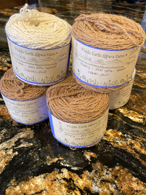 Alpaca Yarn Cakes  - Fingering Weight