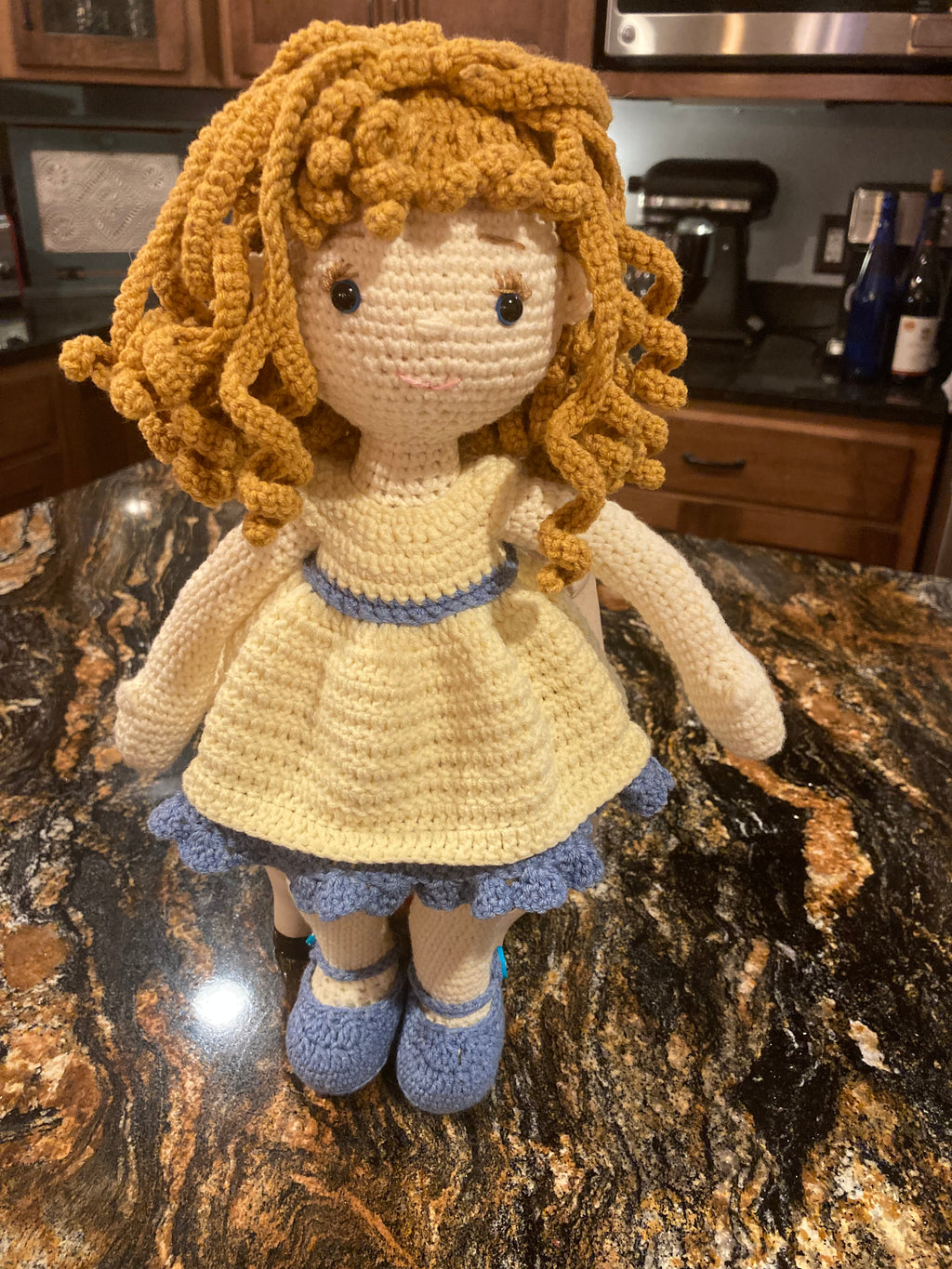 Miss Mim’s Custom Traditional Girl Doll with Dress