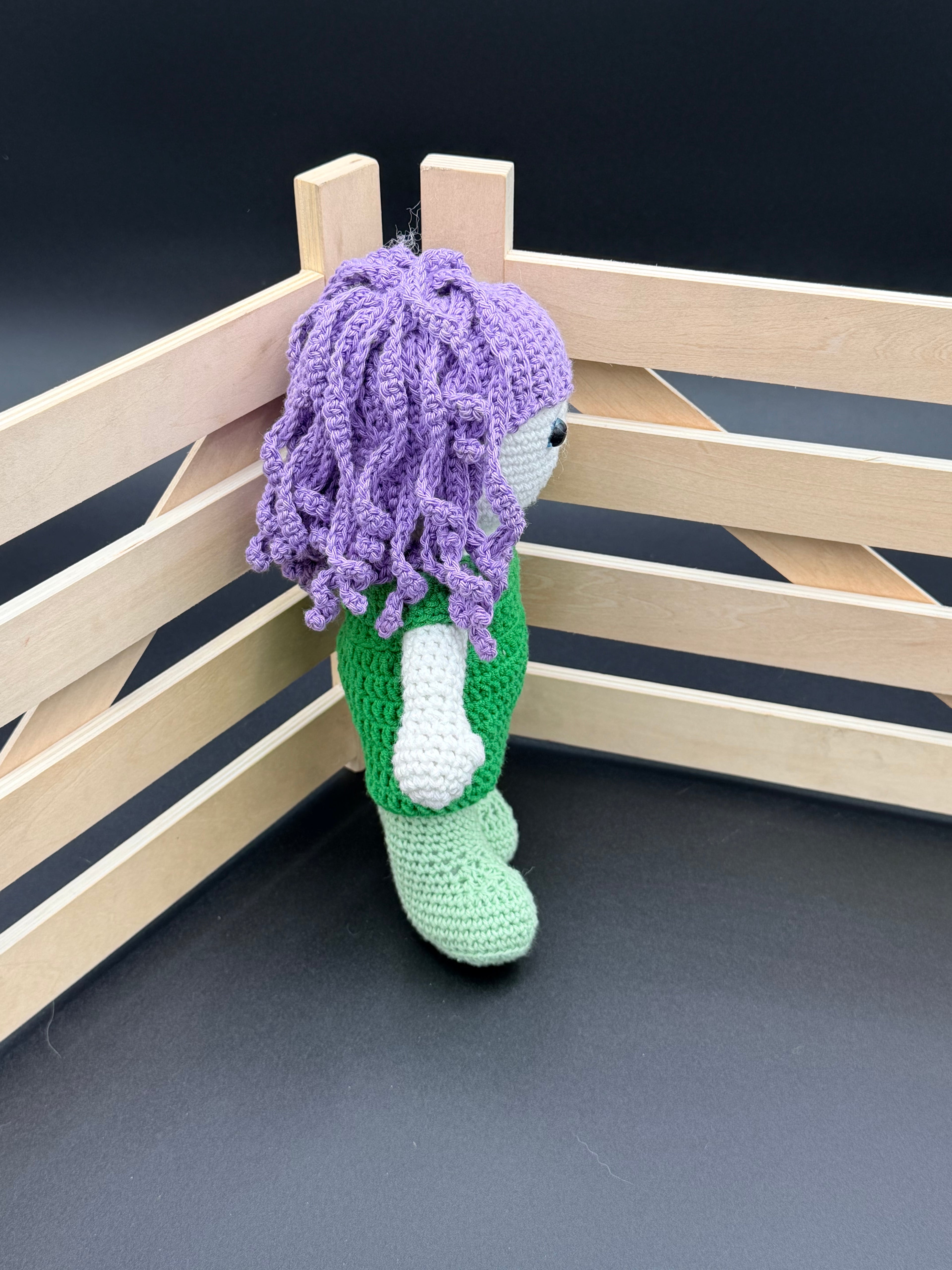 Elfling Doll - Purple, Green, Mint