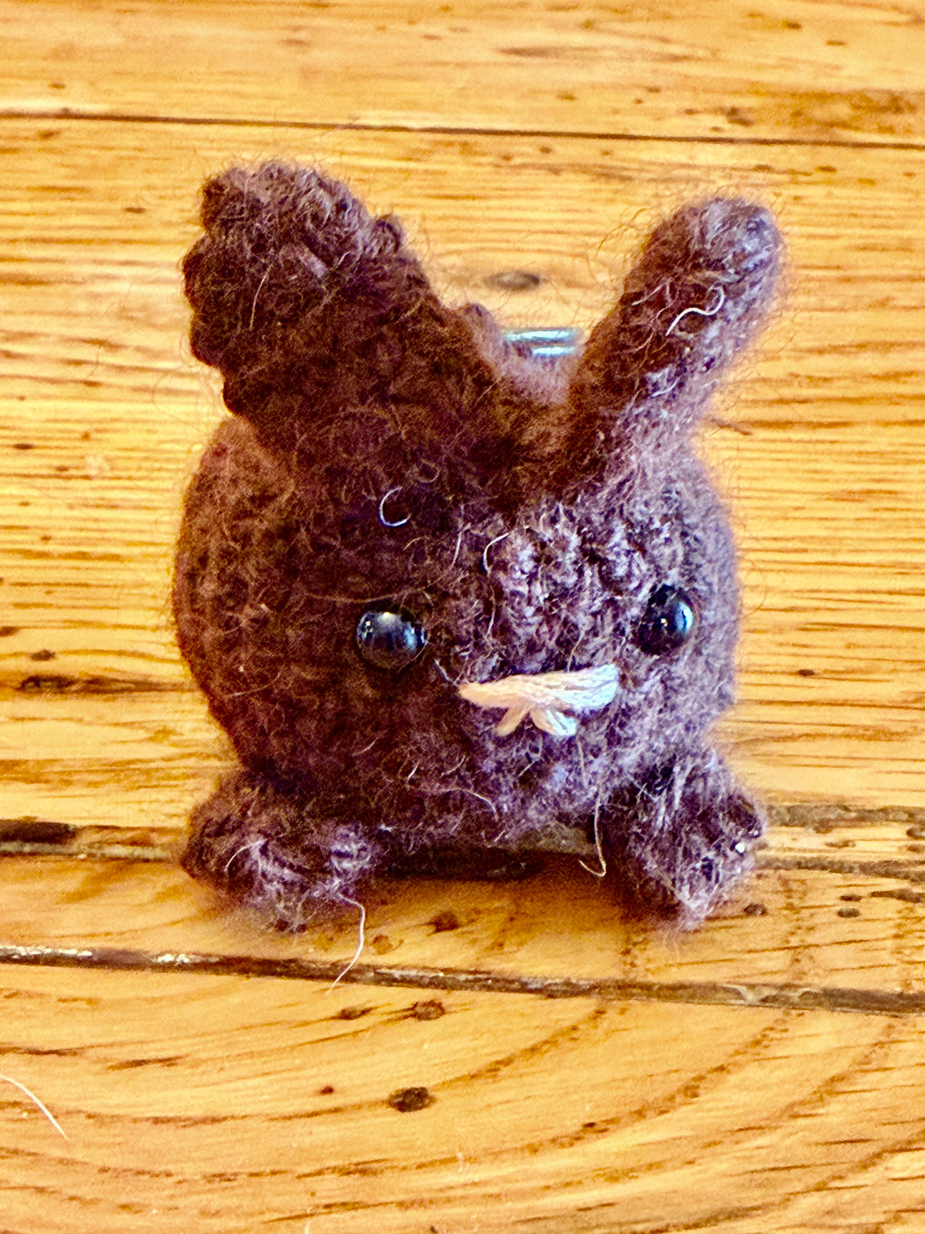 Pure Alpaca Mini Amigurumi Bunny Bag Charm