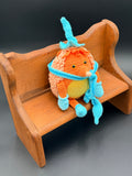 Harry Hedgehogs - Apricot/Orange/Light Blue