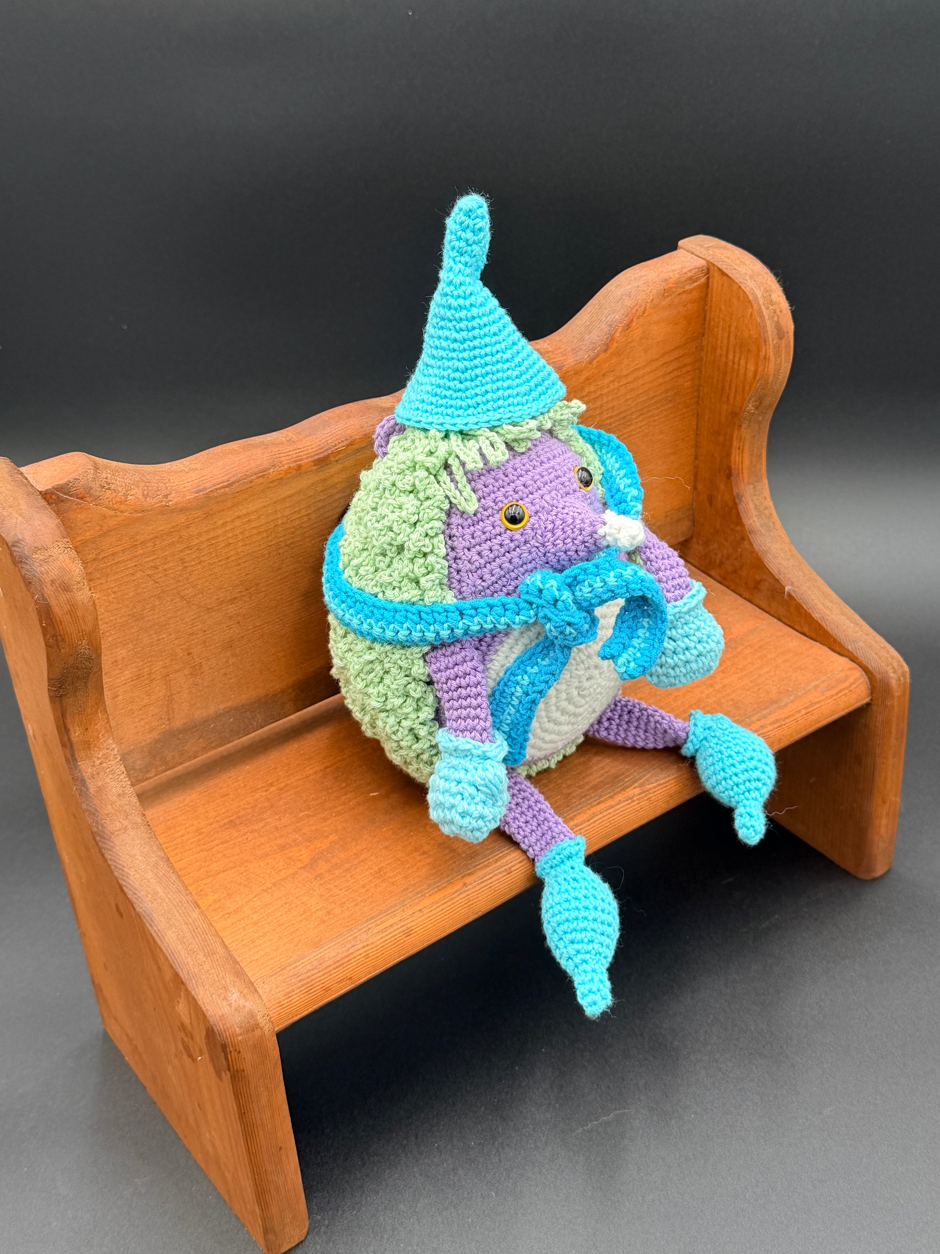 Harry Hedgehogs - Pale Green/Lavender/Blue