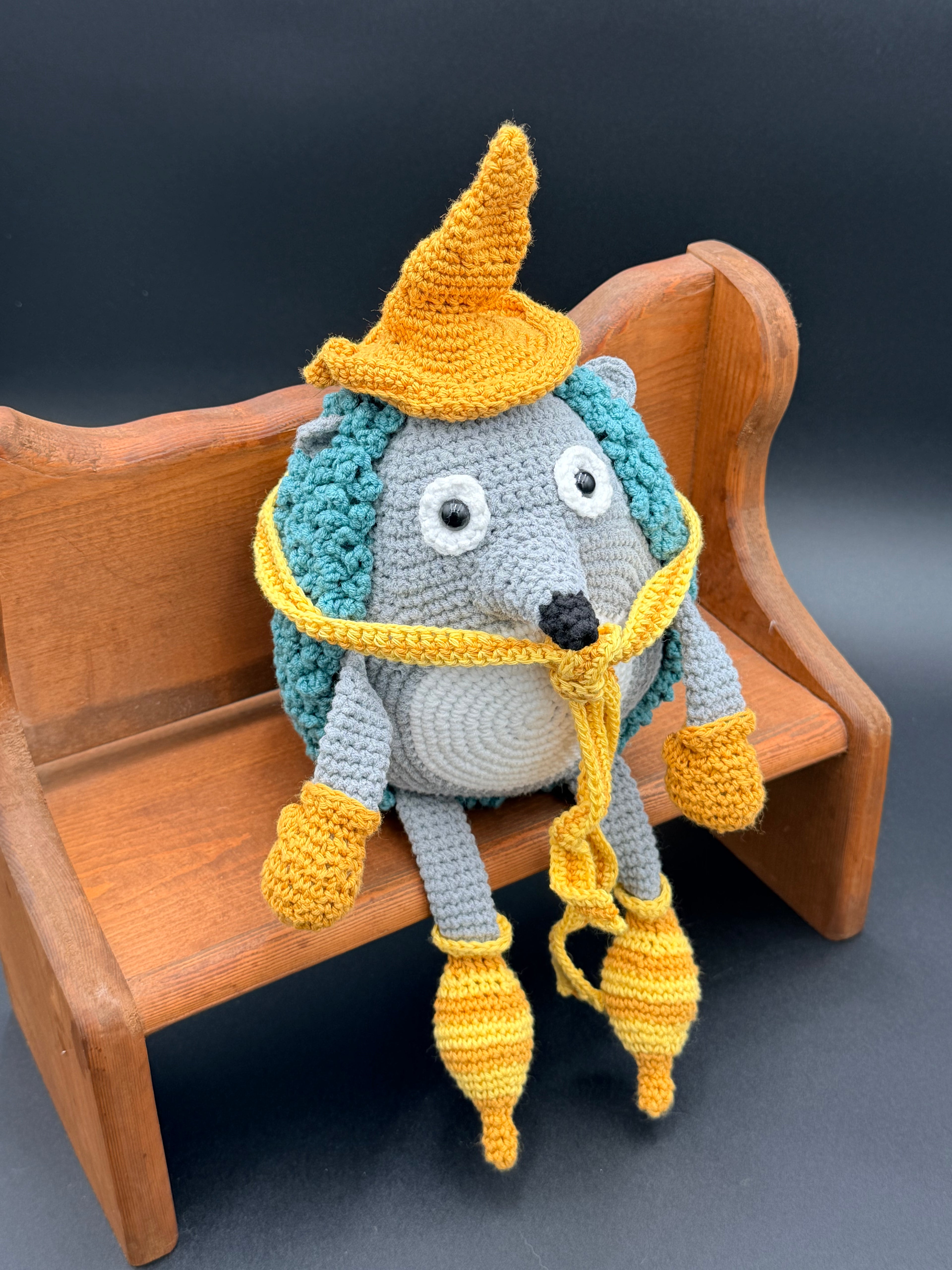 Harry Hedgehogs - Blue/Grey/Yellow