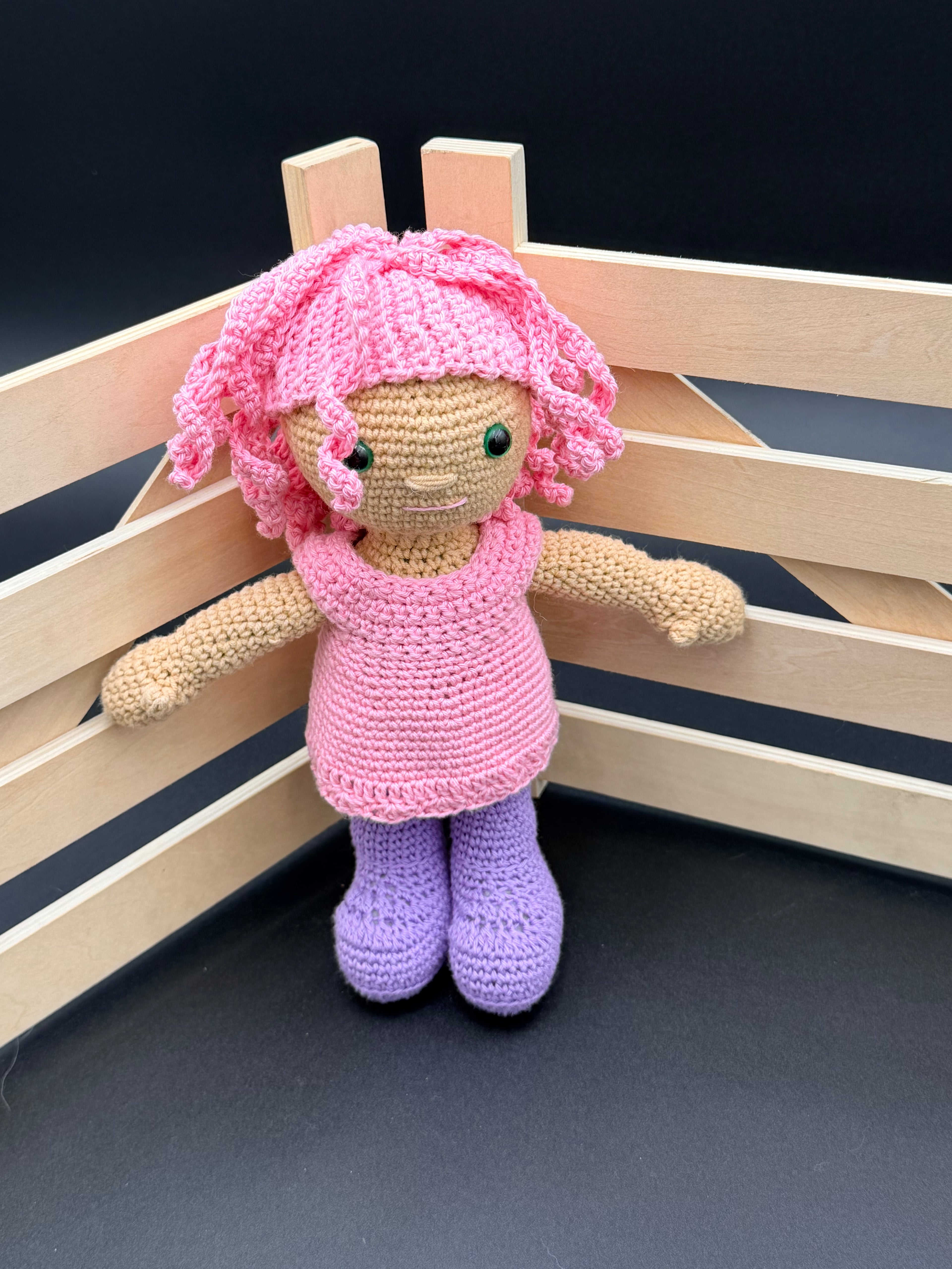 Elfling Doll - Pink & Purple