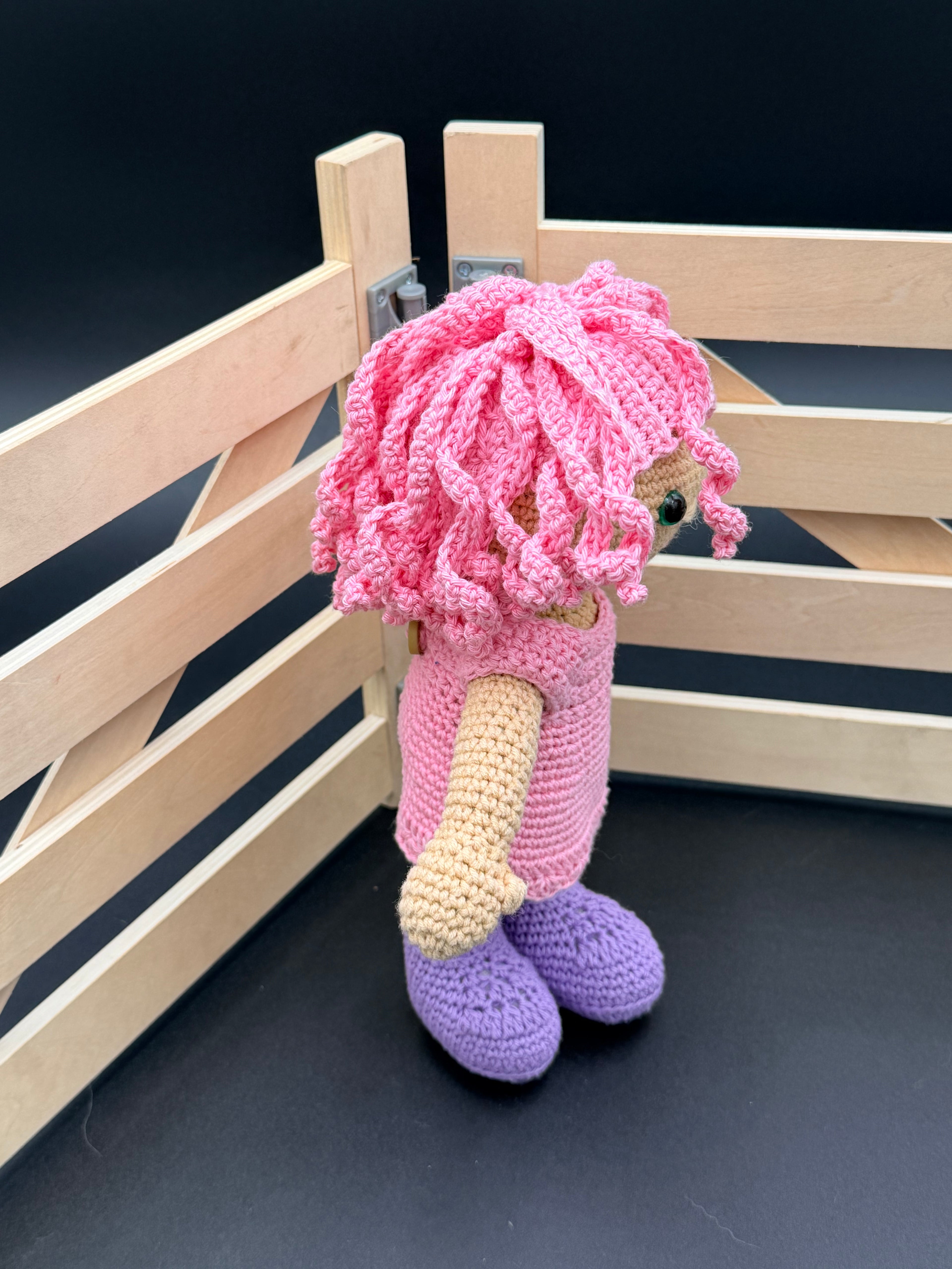 Elfling Doll - Pink & Purple