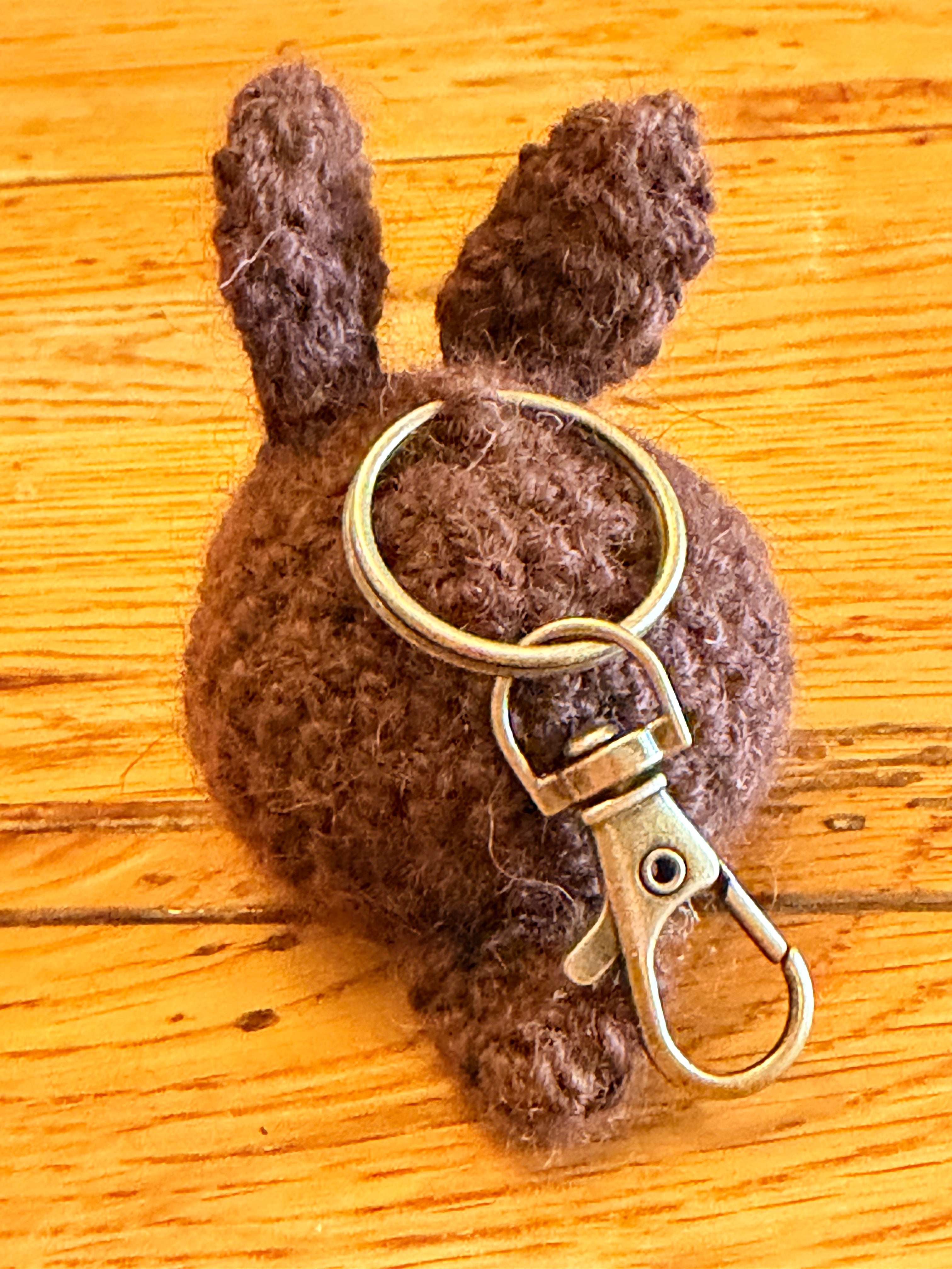 Pure Alpaca Mini Amigurumi Bunny Bag Charm