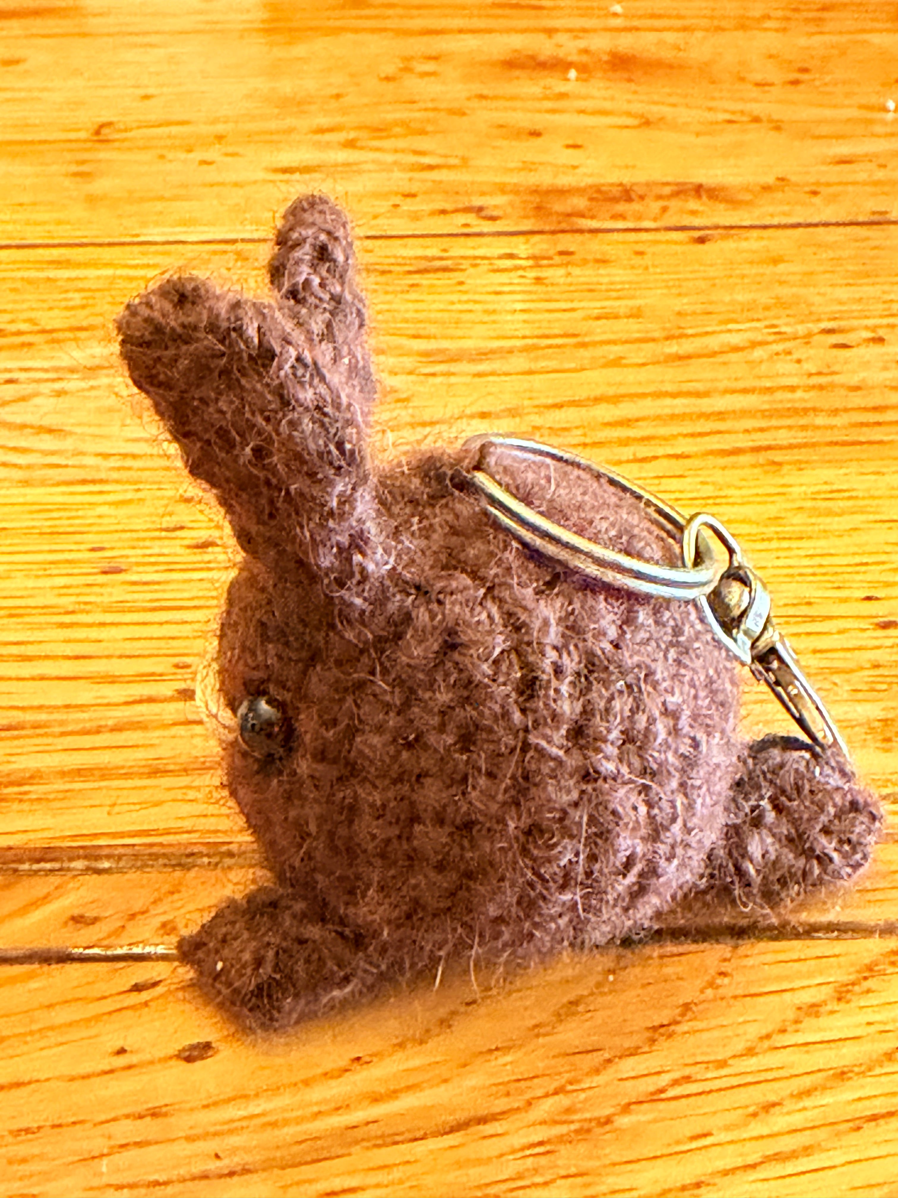 Pure Alpaca Mini Amigurumi Bunny Bag Charm