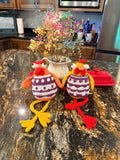 Kooky Chicken- Purple and White Duo Custom Order