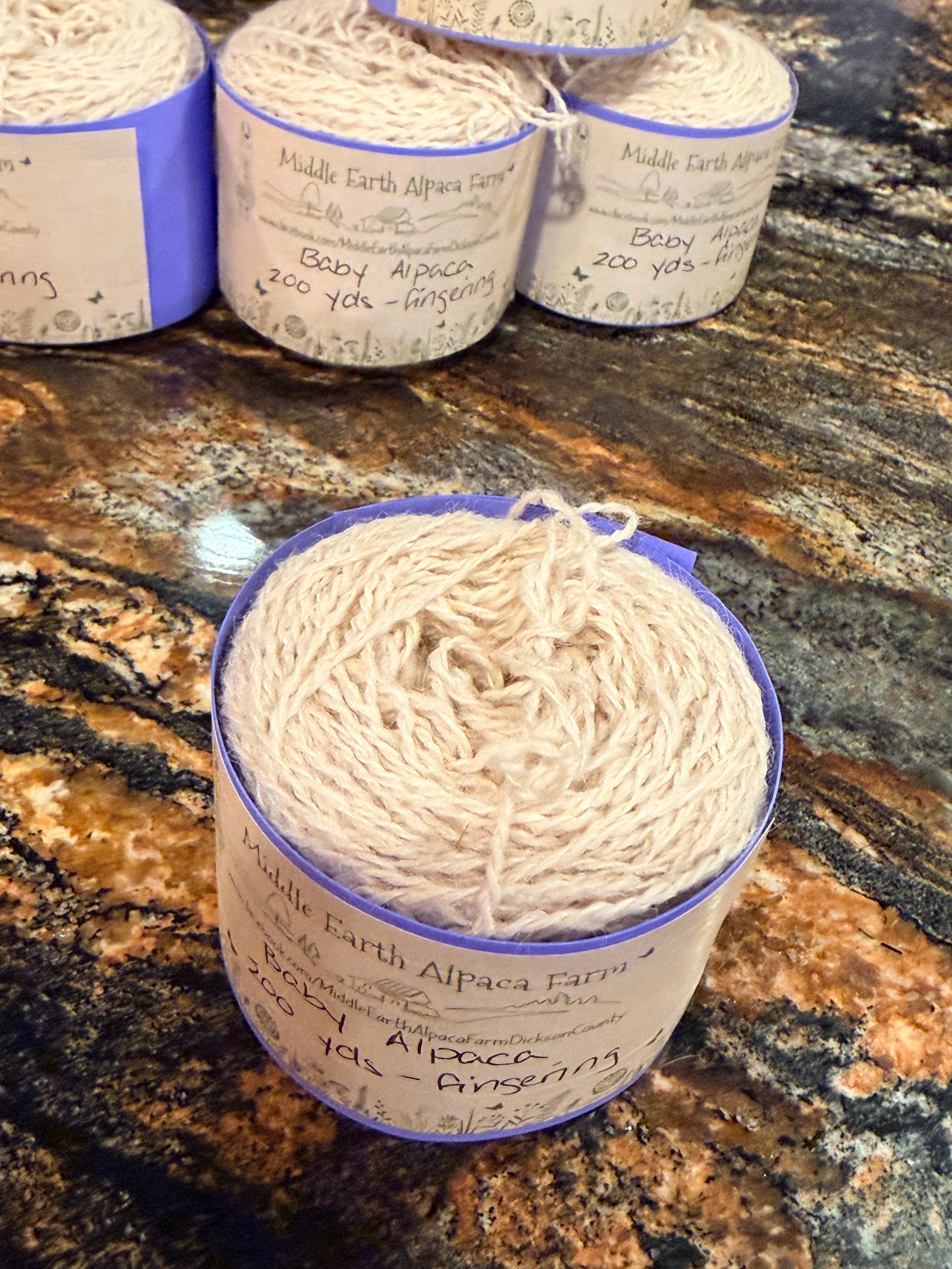 Baby Alpaca Yarn Cakes  - Fingering Weight