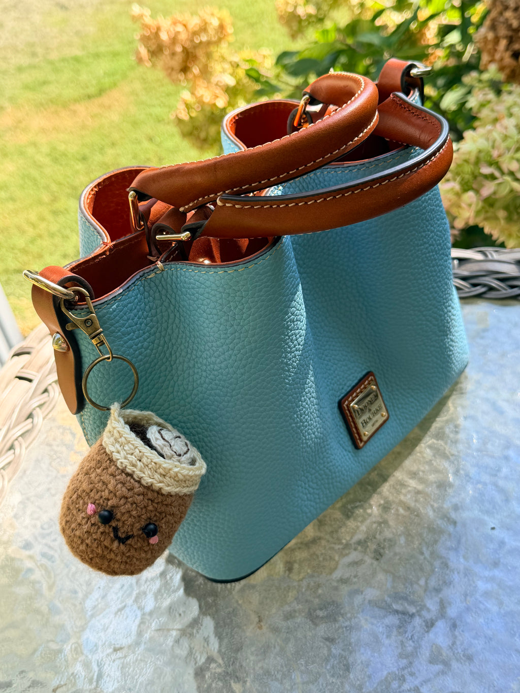 Cappuccino-To-Go Luxury Bag Charm